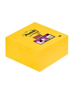 Блок самоклеящийся стикеры 7 6 см x 7 6 см 350 листов желтый неон 7000029868 Post-it