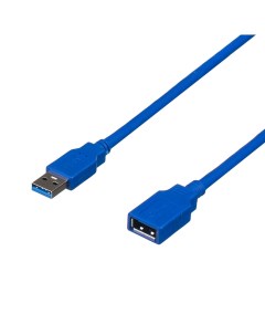 Кабель удлинитель USB 3 0 Am USB 3 0 Af 3м синий AT6149 Atcom