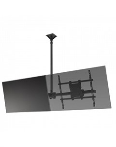 Кронштейн потолочный для TV монитора CML55 46 55 VESA 200x200мм 800x600мм наклонный до 68 кг черный Wize pro