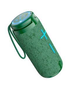 Портативная акустика BR24 Fashion 10 Вт FM AUX USB microSD Bluetooth подсветка темно зеленый 6974443 Borofone