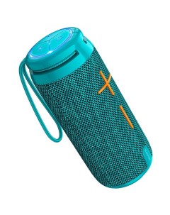 Портативная акустика BR24 Fashion 10 Вт FM AUX USB microSD Bluetooth подсветка голубой 6974443386714 Borofone