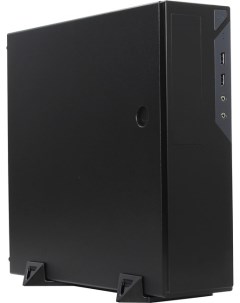 Корпус EL501 mATX Slim Desktop 2xUSB 3 0 черный 300 Вт Powerman