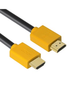 Кабель HDMI 19M HDMI 19M v1 4 4K экранированный 1 8 м черный желтый HM400 HM440 3 0m Gcr