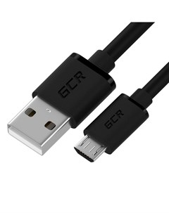 Кабель Micro USB USB быстрая зарядка 1 5м черный GCR 52461 Greenconnect