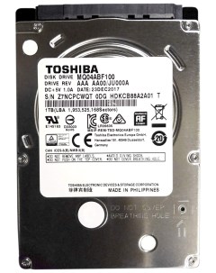 Жесткий диск HDD 1Tb Mobile 2 5 5400rpm 128Mb SATA3 MQ04ABF100 Toshiba