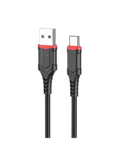 Кабель USB USB Type C быстрая зарядка 3A 1м черный BX67 207887 Borofone