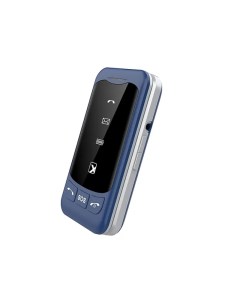Мобильный телефон TM B419 2 8 320x240 TFT 1xCam 2 Sim 1000 мА ч micro USB синий Texet