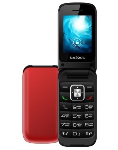 Мобильный телефон TM 422 2 4 320x240 TFT BT 1xCam 2 Sim 800 мА ч micro USB гранатовый Texet