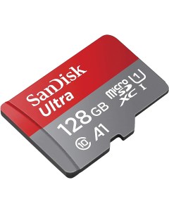 Карта памяти 128Gb microSD Ultra Class 10 UHS I A1 SDSQUAB 128G GN6MN Sandisk
