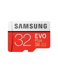 Карта памяти 32Gb microSDHC EVO Plus Class 10 UHS I U1 адаптер MB MC32GA KR Samsung
