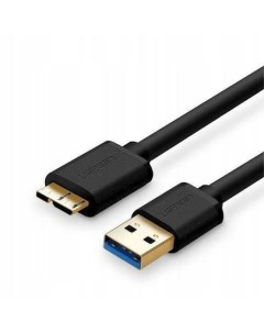 Кабель USB 3 0 Am Micro USB 3 0 Bm экранированный 50см черный US130 10840 Ugreen