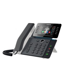 VoIP телефон V65 20 линий 20 SIP аккаунтов цветной дисплей PoE черный V65 Fanvil