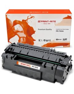 Картридж лазерный PR 7553A 53A Q7553A черный 3000 страниц совместимый для LaserJet P2011 P2012 P2013 Print-rite