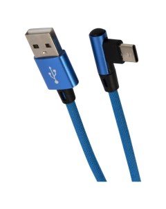 Кабель USB USB Type C угловой 1 м синий 4640171415324 Red line