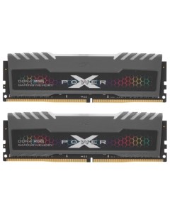 Комплект памяти DDR4 DIMM 32Gb 2x16Gb 3200MHz CL16 1 35V XPOWER Zenith RGB SP032GXLZU320BDB Retail Silicon power