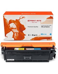 Картридж лазерный PR CF361X 508X CF361X голубой 9500 страниц совместимый для CLJ Enterprise M552dn M Print-rite