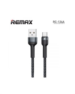 Кабель USB USB Type C 2 4A 1м черный Jany Series RC 124a 6972174152851 Remax