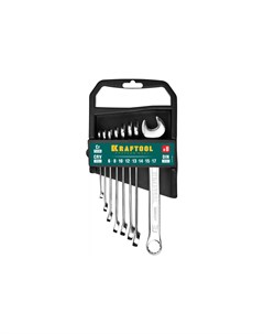 Набор ключей комбинированных предметов в наборе 8шт Cr V ключи комбинированные 8шт пластиковый держа Kraftool