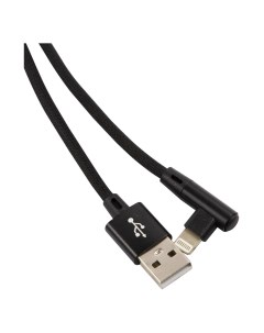 Кабель USB Lightning 8 pin угловой 1м черный Touch УТ000031535 Red line