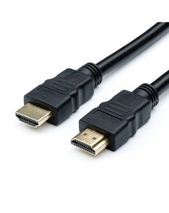 Кабель HDMI 19M HDMI 19M v1 4 4K экранированный 1 м черный AT7390 AT7390 Atcom