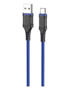 Кабель USB USB Type C 3A 1м синий BX67 6974443383423 Borofone
