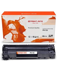 Картридж лазерный PR 725 725 3484B002 черный 1600 страниц совместимый для Canon i Sensys 6000 6000b Print-rite