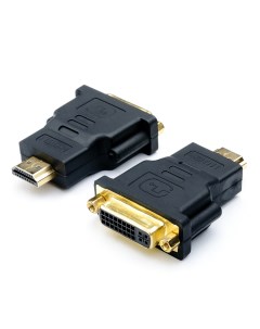 Переходник адаптер DVI I F HDMI 19M черный AT9155 AT9155 Atcom