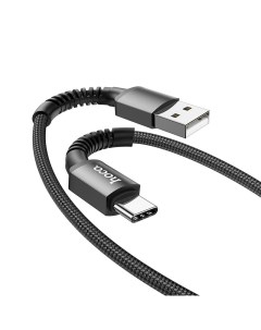 Кабель USB USB Type C 3A 1м черный X71 Especial 6931474758996 Hoco