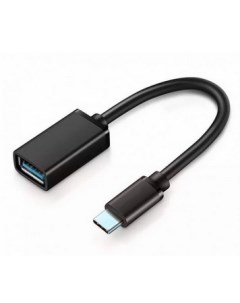 Переходник адаптер USB Type C USB OTG 3A 7 см черный KS 725 KS 725 Ks-is