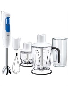 Блендер портативный Braun MultiQuick 3 MQ3045WH 700Вт, 1л, белый (0X22111191)