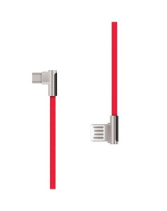 Кабель USB Type C M OTG угловой 1м красный Digital CB 06 CB CB06 Rombica