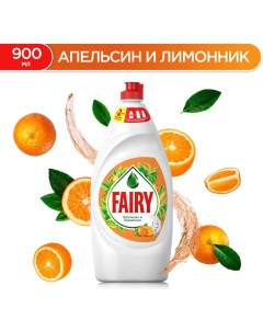 Средство для мытья посуды 900мл жидкость апельсин и лимонник 00000370 Fairy