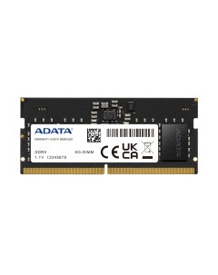 Память DDR5 SODIMM 8Gb 4800MHz CL40 1 1 В AD5S48008G S Retail Adata