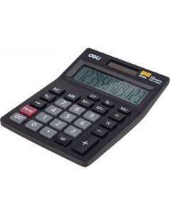 Калькулятор настольный E1519A 12 разрядный однострочный экран черный E1519A Deli