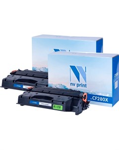Картридж лазерный NV CF280X SET2 80X CF280X черный 6900 страниц 2 шт совместимый для LJ Pro 400 MFP  Nv print