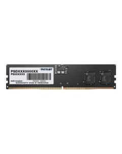 Память DDR5 DIMM 8Gb 5600MHz CL46 1 1V Signature Line PSD58G560041 Retail Patriot memory