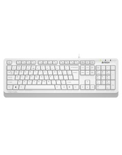 Клавиатура проводная Fstyler FKS10 мембранная USB белый серый FKS10 WHITE A4tech