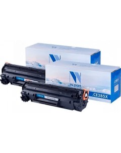 Картридж лазерный NV CE285X SET2 CE285X черный 2300 страниц 2 шт совместимый для LJ Pro M1132 M1212n Nv print