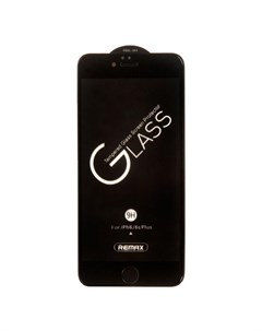 Защитное стекло GL 27 для экрана смартфона Apple iPhone 6 Plus 6S Plus FullScreen черная рамка 3D Remax