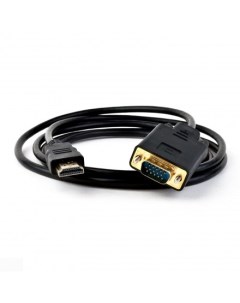 Кабель переходник адаптер HDMI 19M VGA 15M экранированный 1 8 м черный KS 441 Ks-is