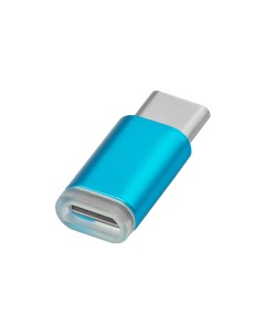 Переходник USB Type C Micro USB 480 Мбит cек голубой GCR UC3U2MF BL Greenconnect