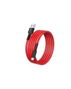 Кабель USB Lightning 8 pin 2 4A 1 м красный S21 iK 512 S21br Smartbuy