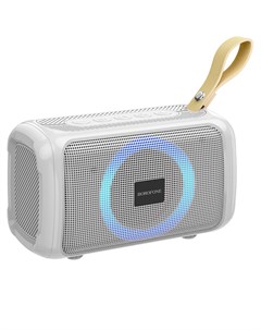 Портативная акустика BR17 Cool 5 Вт FM AUX USB microSD Bluetooth подсветка серый 6974443380767 Borofone