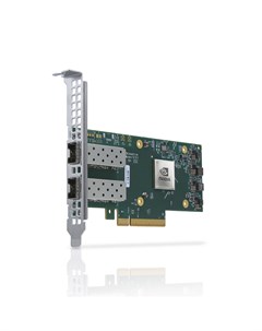 Сетевая карта ConnectX 6 Dx 2xSFP28 25 Гб с PCI Ex8 Retail MCX621102AN ADAT Mellanox