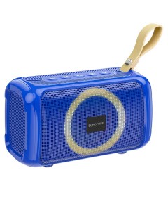 Портативная акустика BR17 Cool 5 Вт FM AUX USB microSD Bluetooth подсветка синий 6974443380774 Borofone