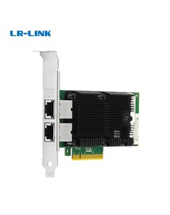 Сетевая карта LRES1025PT 2xRJ 45 10 Гб с PCI Ex8 Retail LRES1025PT Lr-link