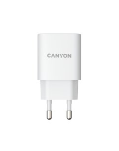 Сетевое зарядное устройство H 18 01 18Вт USB Quick Charge 3A белый CNE CHA18W Canyon