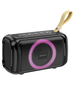 Портативная акустика BR17 Cool 5 Вт FM AUX USB microSD Bluetooth подсветка черный 6974443380743 Borofone