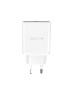 Сетевое зарядное устройство H 36 01 36Вт USB Quick Charge 3A белый CNE CHA36W01 Canyon