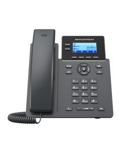 VoIP телефон GRP2602 2 линии 4 SIP аккаунта монохромный дисплей черный GRP2602 Grandstream